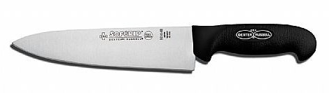 Cuchillo tipo chef de 20 cm., mango negro