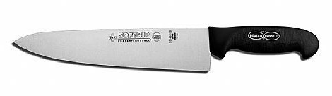 Cuchillo chef de 25 cm., mango negro