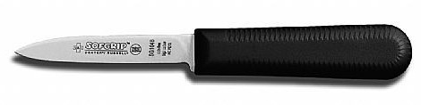 3 1/4 inch cooks style parer, black handle