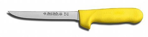 Cuchillo deshuesador delgado de 15 cm. mango amarillo